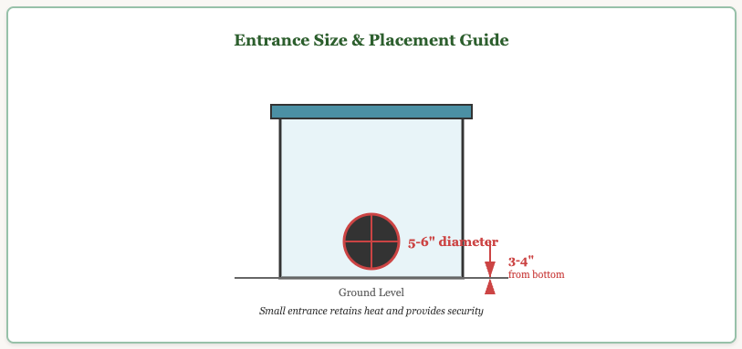 Entrance Size & Placement Guide 
